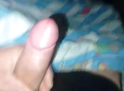 German Uncut Cock Masturbate After Work