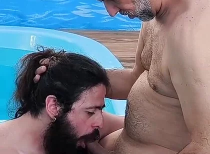 I Caught It in the Act My Stepfather Making Out with His Friend in the Pool