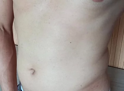 White Boy Shows Chests