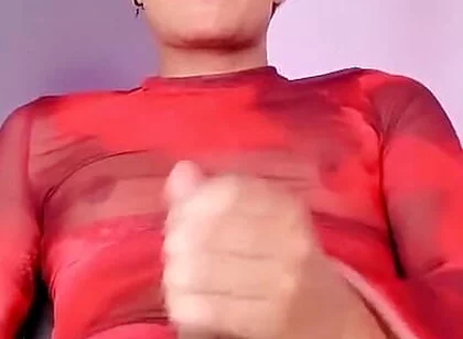Colombian Femboy Sweet Hard Cock Close-up Intense