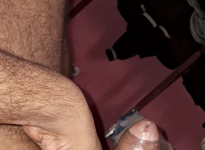 Indian Young Boy Masturbating in Bed at Night.