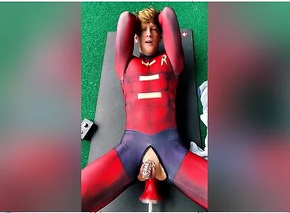 Halloween Costume Twink Super Hero Cosplay Porn Compilation