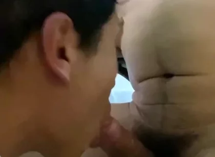 Caught Jerking Deepthroat Surprise to Desk Gape Fest