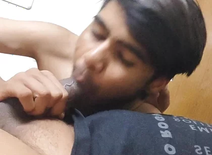 Cute and Funny Indian Twink Suck Dick