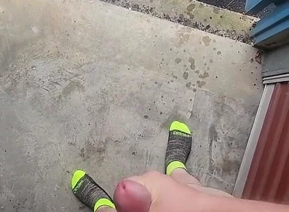 Almost Caught Enjoying the Storage Unit