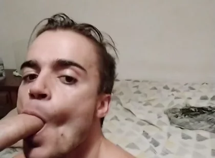 My Friend Sucks My Dick and Swallows My Cum