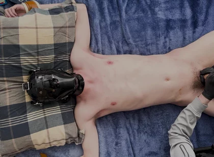 Spread Eagle Twink Tickled and Edged [full]