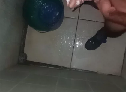 Jerk Boy Roasts His Handjobs More Than Three Times a Day in the Shower