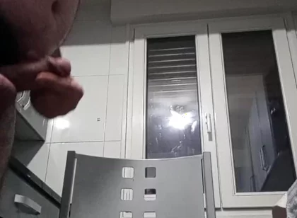 Handsome Chubby with Hard and Fat Masturbating