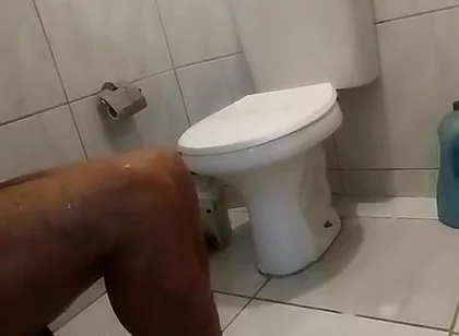 Filming Colleague in the Bathroom