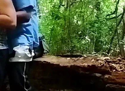 Passenger Caught the Bus Driver in the Woods