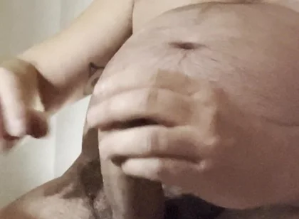 Hairy Stepdaddy Bator, Hot Cheesy Wank & Cum