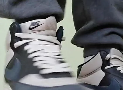 Nike Sneakers on My Feet
