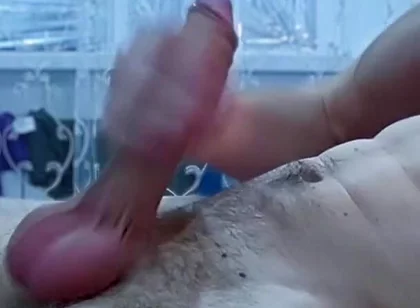 A Pleasure for the Eyes, a Guy with a Beautiful Body Brings His Big Cock to Orgasm and Cums