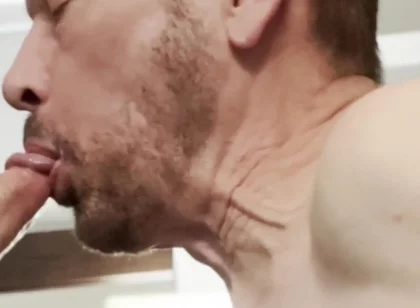 Stepdaddy Get Sucked and Fucked Two Loads of Cum