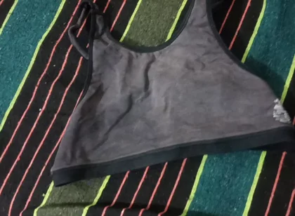 Desi Boy Bra Fetish Jerk off Sniffing & Wearing Bras Solo