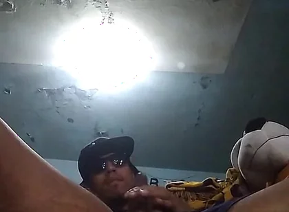 I'm Left Alone Playing with My Erect Cock