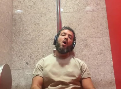 Jerking off in the Airport
