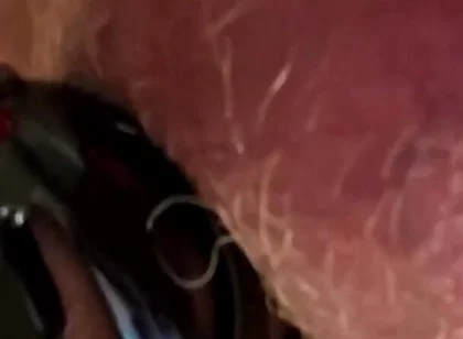 Pissing with a Cock Cage on