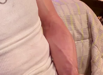 Watch as I Jerk off with Beater on Bust Big Close up of It