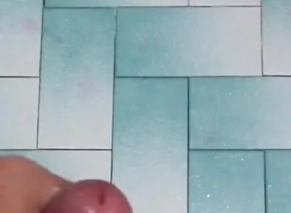 Turkish Bathroom Shower and Big Cumshot