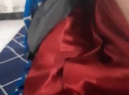 Wearing Mini Satin Skirt Inside Shorts
