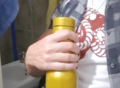 Fucking Fleshlight Clothed!