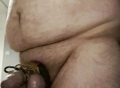 Cock Bondage with Clamps Pierced Nipples! I Need New Ideas!