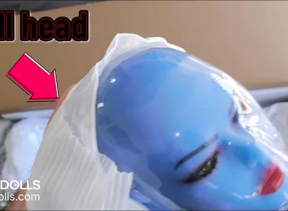 Sex Doll Unboxing ASMR and Rubbing Tits