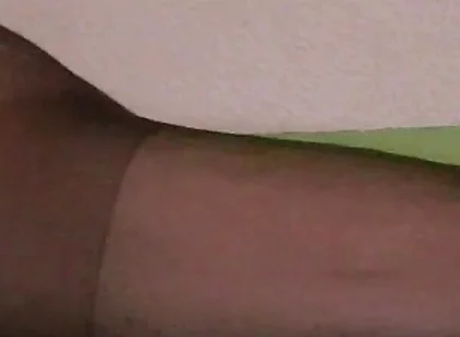 Black Pantyhose Hump Masturbation