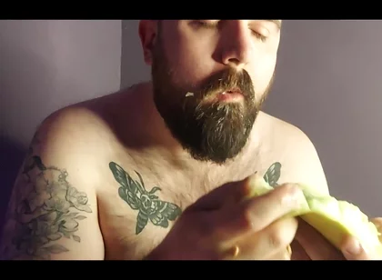 Sacred Slut Snackies - Eating Cummy Melon