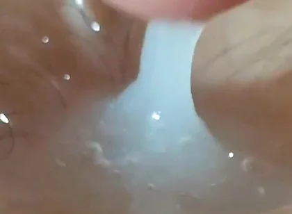 Deep Navel Turns Into a Reservoir of Cum.