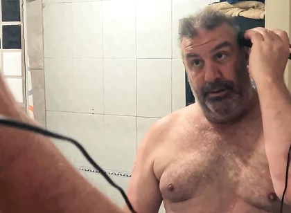 Before the Fight - Silver Daddy Boxer POV