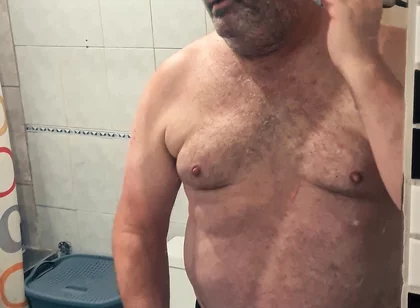 Before the Fight - Silver Stepdaddy Boxer POV