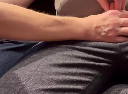 2 Guys Get the Uncut Cocks and Balls Out of Their Pants and Play