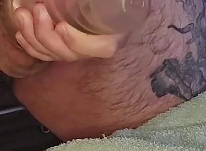 Gay Bear Tries New Toy