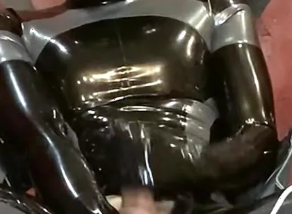 Vibrator Play in the Sex Swing - Alex Latex