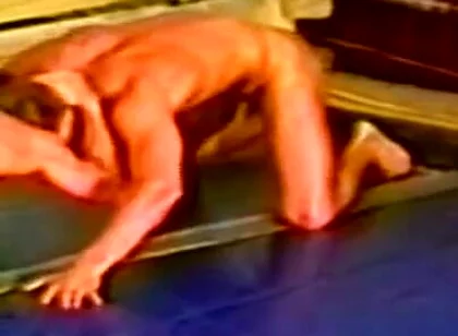 Oiled Muscle Hunks Wrestling Into Sloppy Anal Creampie