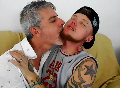 Hot Gay Kissing with Jc & Richard