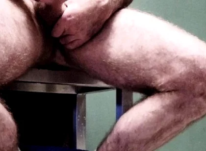 Daddy Jerks off in Locker Room