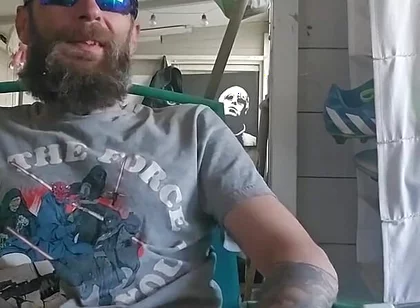Smoking Fetish Masturbation at the Allotment