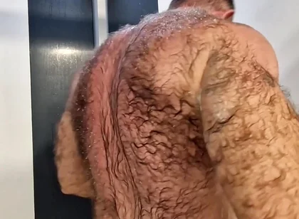 Hairy Jack Taking a Shower