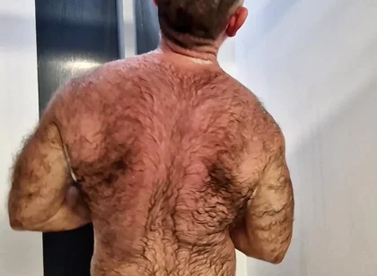 Hairy Jack Taking a Shower