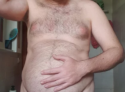 All Naked in Bathroom