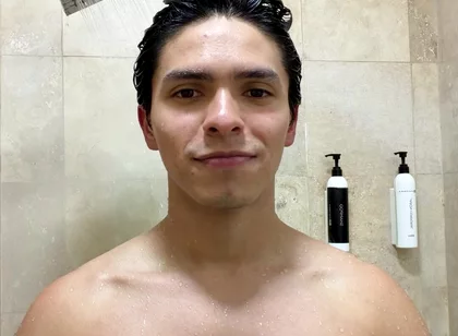 Flexing My Muscles in the Showers