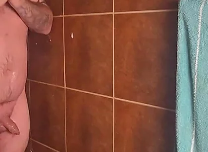 Jimbob Gets Wet and Messy in the Shower