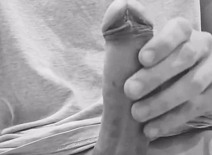 Young Student Touches His Huge Cock in the College Bathroom