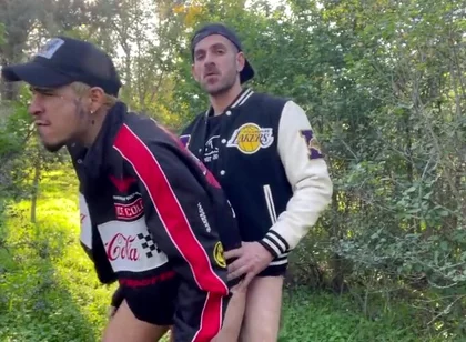 Latino boys fucking in the forest