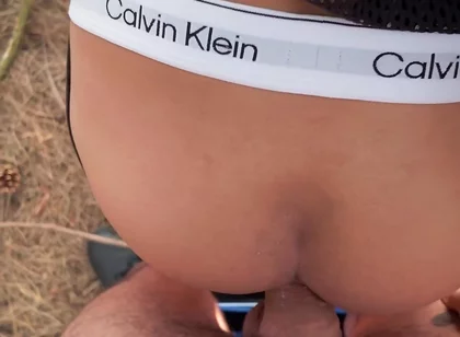 The Tall Brit Fucks Twink Luca in the Woods