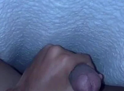 Watch How I Masturbate My Big Cock Under the Quilt Until I Get a Juicy Cumshot
